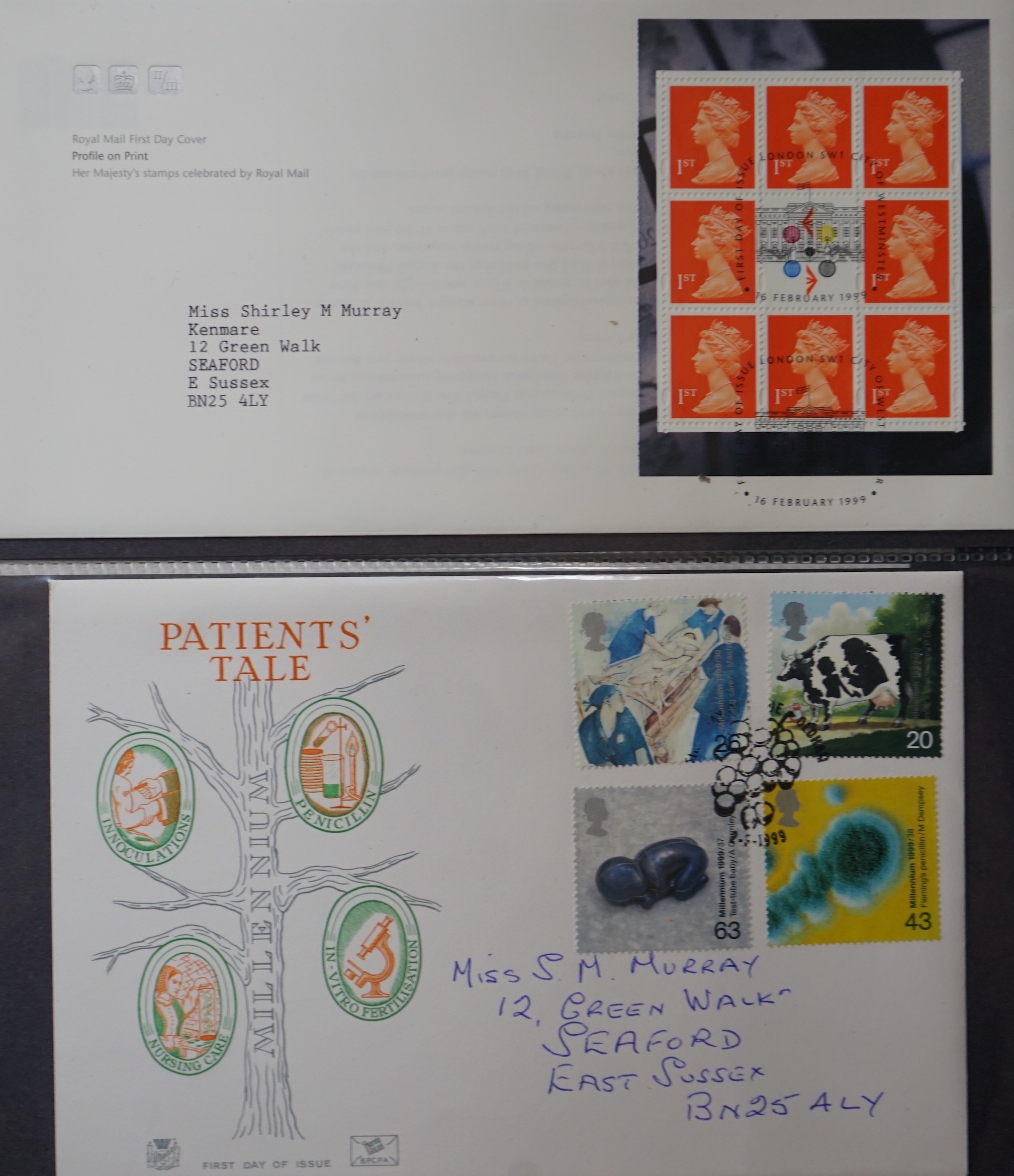 Great Britain stamps and Channel Islands in eleven albums with value in decimal mint issues, booklets, F.D. Covers